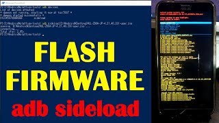 FLASH FIRMWARE  adb sideload [upl. by Treblah137]