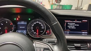 20072016 Audi A5 8T how reset Service Inspection [upl. by Plumbo]