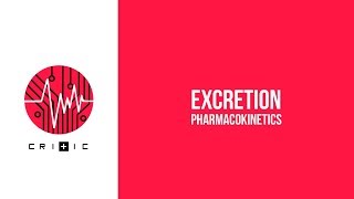 Excretion  The Pharmacokinetics Series [upl. by Sergu948]