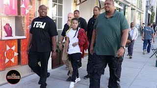 Tekashi69 Surrounded By Massive Bodyguards on Rodeo Drive in Beverly Hills [upl. by Maryanne436]