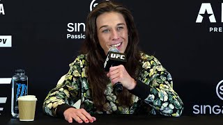 Joanna Jedrzejczyk Says That When Her or Zhang Weili Fight They Put on a Hell of a Show  UFC 275 [upl. by Rolecnahc]