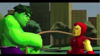 Super Hero Squad Comic Combat Cutscene 1 [upl. by Laud]