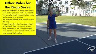 How to Do the Pickleball Drop Serve [upl. by Mirilla987]