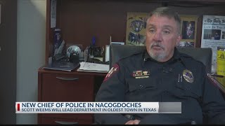 Nacogdoches names new Chief of Police [upl. by Drhacir]