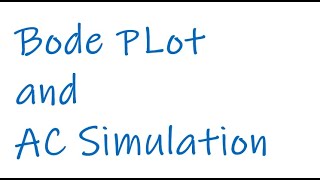 Bode Plot and AC Simulation in LTspice [upl. by Shantha]