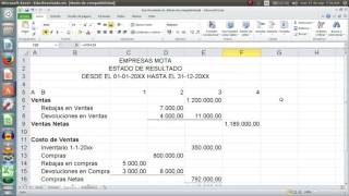 Ganancias y PérdidasEdo de Resultado [upl. by Woodson]