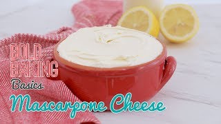 How to make Homemade Mascarpone Italian Cream Cheese Recipe [upl. by Annaert930]