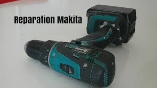 Reparation perseuse sans fil Makita [upl. by Arolf823]