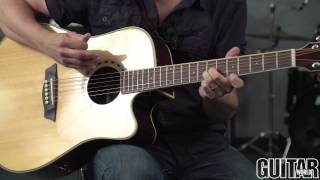 Guitar World Recommends  Washburn WD20SCE Acoustic Guitar [upl. by Osnohpla]