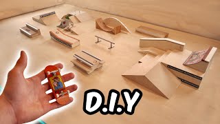 DIY Wooden Fingerboard Park [upl. by Couhp]