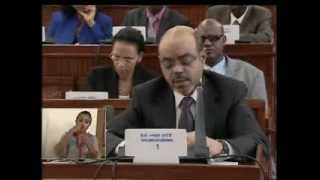 Meles Zenawis address to Parliament Part 1 [upl. by Chlo]