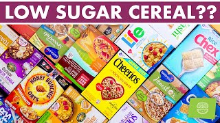 17 Low Sugar Cereal Options  BEST Healthy Cereal Brands [upl. by Eelano980]