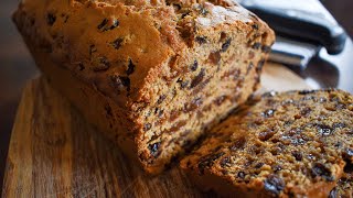 TRADITIONAL IRISH BARMBRACK RECIPE IRISH TEA BREAD BÁIRÍN BREAC [upl. by Hanahs]