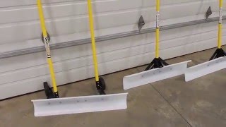 quotTHE SNOWPLOWquot Snow Shovel 48 inch amp 36 inch overview comparison [upl. by Ieppet]