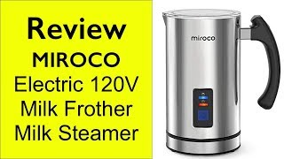 Review Miroco Milk Frother  How to make froth milk at home [upl. by Noevart829]