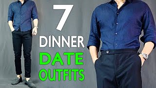 TOP 7 Date Night Outfits For Men [upl. by Rovner968]