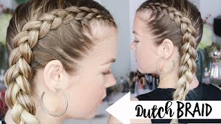 How to Dutch Braid  Braiding 101 [upl. by Hadden]