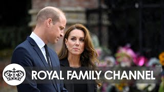 William and Kate View Flowers at Sandringham [upl. by Aimekahs]