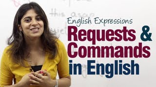 Requests amp Commands in English  Useful English Expressions [upl. by Lavina]