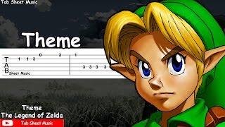 The Legend of Zelda  Theme Guitar Tutorial [upl. by Elbring]