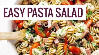 Easy Italian Pasta Salad [upl. by Tena940]