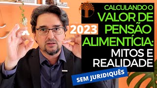 Valor de pensão alimentícia 2023  quanto pagar [upl. by Imtiaz293]