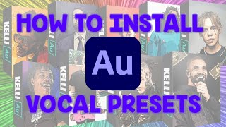 How to use Adobe Audition vocal presets FREE EFFECTS [upl. by Litt937]