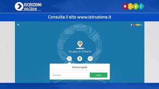 Iscrizioni online 201920  02 Come si presenta la domanda [upl. by Atrim55]