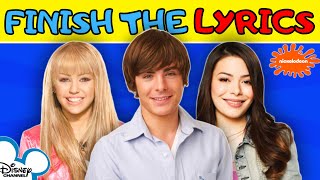 Finish The Lyrics DISNEY CHANNEL Songs [upl. by Reklaw]