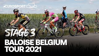 2021 Baloise Belgium Tour  Stage 3  Highlights  Cycling  Eurosport [upl. by Eirojram]