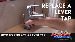 How to replace a lever tap [upl. by Eelam17]