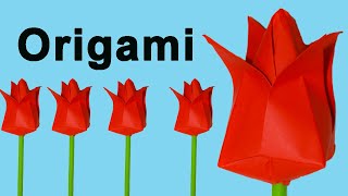 Como Hacer Flores De Papel Origami Fácil [upl. by Gonsalve]