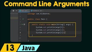 Command Line Arguments in Java [upl. by Iroak]