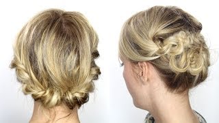 Tutoriel coiffure facile cheveux milongscourts [upl. by Sisak254]