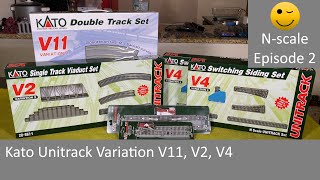 Kato Unitrack Variation V11 V2 V4 Nscale episode 2 [upl. by Eichman902]