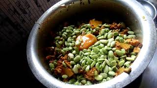 Fansachi Bhaji recipe in Marathi  raw jackfruit sabzi [upl. by Yetta]