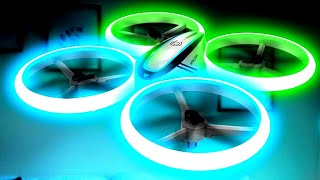 Hasakee Q9 Avialogic LED mini Light Drone Review [upl. by Witkin553]