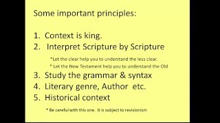 Exegesis and Hermeneutics  Lesson 7 [upl. by Lashondra337]