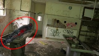 Exploring Haunted Abandoned MORGUE DEAD BODY [upl. by Adnerak]