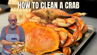 Learn How to Clean a Dungeness Crab [upl. by Novyat]