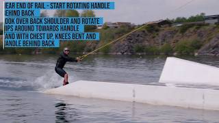 Ballyhass Cable Wakeboarding  Rail Tricks to learn BeginnerIntermediate [upl. by Consuela]