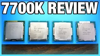 Intel i77700K Review Gaming Rendering Temps amp Overclocking [upl. by Elleimac251]