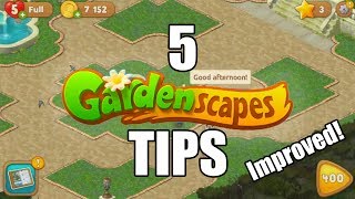 5 Tips to Pass Gardenscapes levels [upl. by Terces]