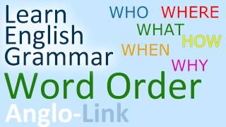 Word Order Sentence Structure  English Grammar Lesson Part 1  B1Intermediate [upl. by Lamont]