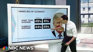 Steve Kornacki How Americans are reacting to Trump’s first month [upl. by Naivad226]