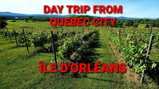 Quebec City Day Trip  Ile dOrleans Quebec  Guided Tour [upl. by Nirehs542]