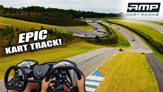 GoKarting at Epic Track  AMP Kart Racing [upl. by Narhet693]