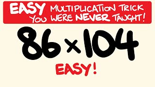 Easy Multiplication trick for BIG numbers [upl. by Irahs]