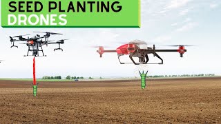 Top 5 Agricultural Drones that Spread Seeds  Forestation Drones [upl. by Annayt708]