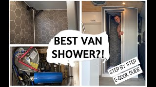 Recirculating Shower  The Best Shower Setup in a Van [upl. by Martino183]